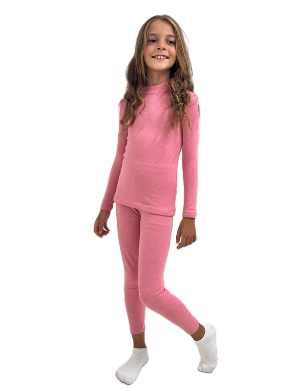 Girl’s Primo Half Collar Thermal Set (Lycra Plush)